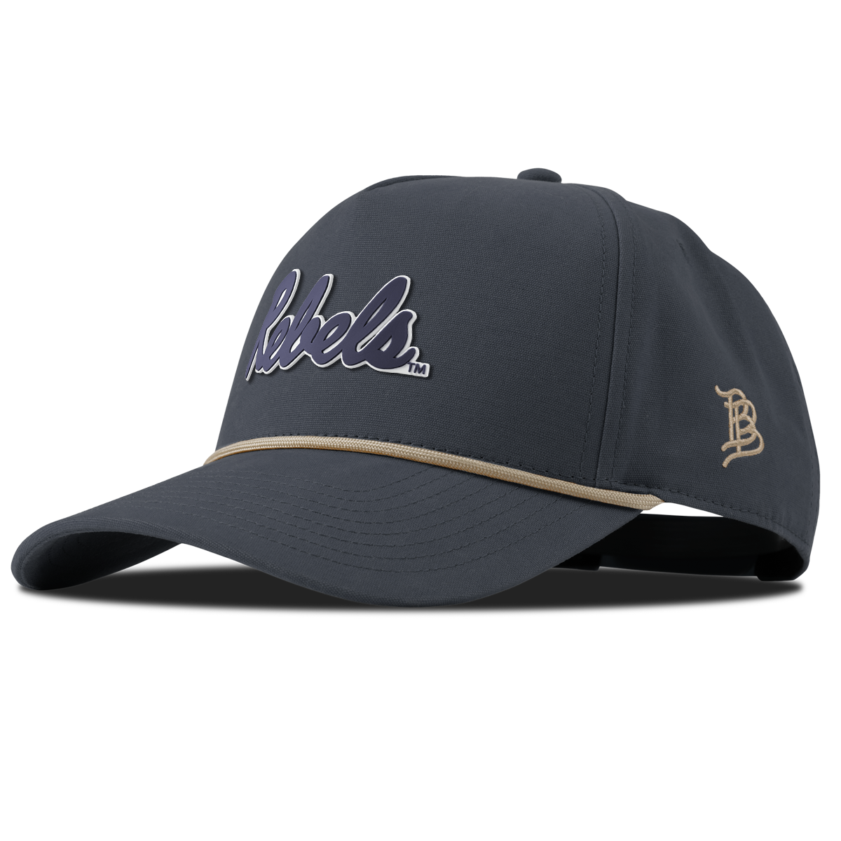 University of Mississippi "Ole Miss Navy Rebels" Canvas 5 Panel Rope Vintage Navy