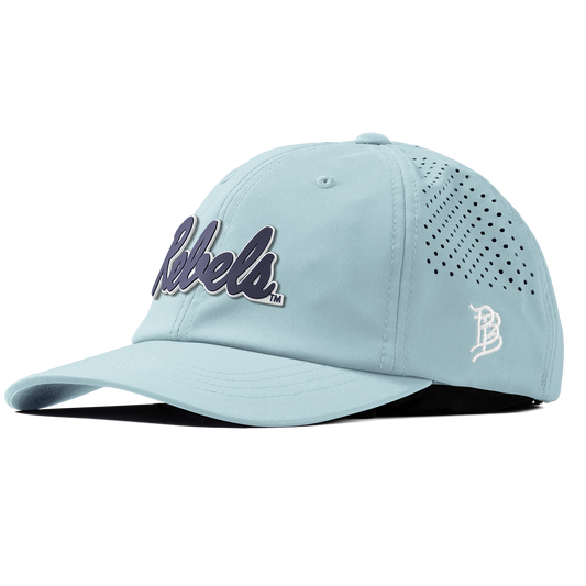 University of Mississippi "Ole Miss Navy Rebels" Performance Dad Hat Sky Blue