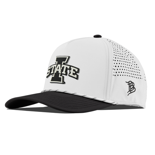 Iowa State University "Vintage Iowa State" Curved 5 Panel Rope White/Black