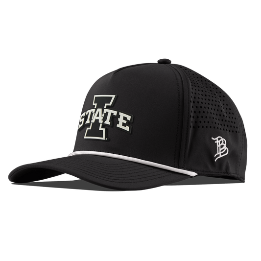 Iowa State University "Vintage Iowa State" Curved 5 Panel Rope Black