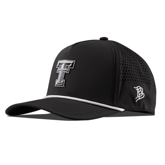 Texas Tech University "Vintage Texas Tech" Curved 5 Panel Rope Black