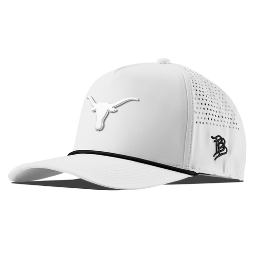 University of Texas "Vintage Texas Longhorn" Curved 5 Panel Rope White