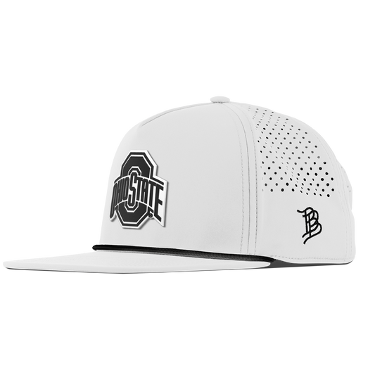 Ohio State University "Vintage Ohio State Team Logo" Flat 5 Panel Rope White