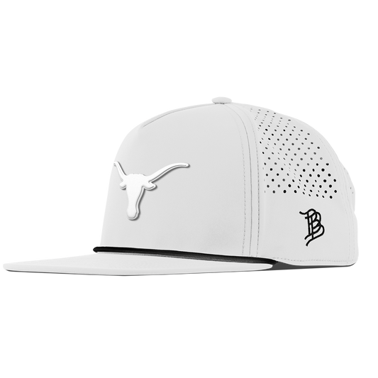 University of Texas "Vintage Texas Longhorn" Flat 5 Panel Rope White