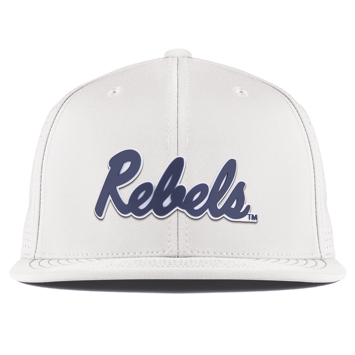 University of Mississippi "Ole Miss Navy Rebels" Flat Elite XGen™ White University of Mississippi "Ole Miss Navy Rebels" Flat Elite XGen™ White