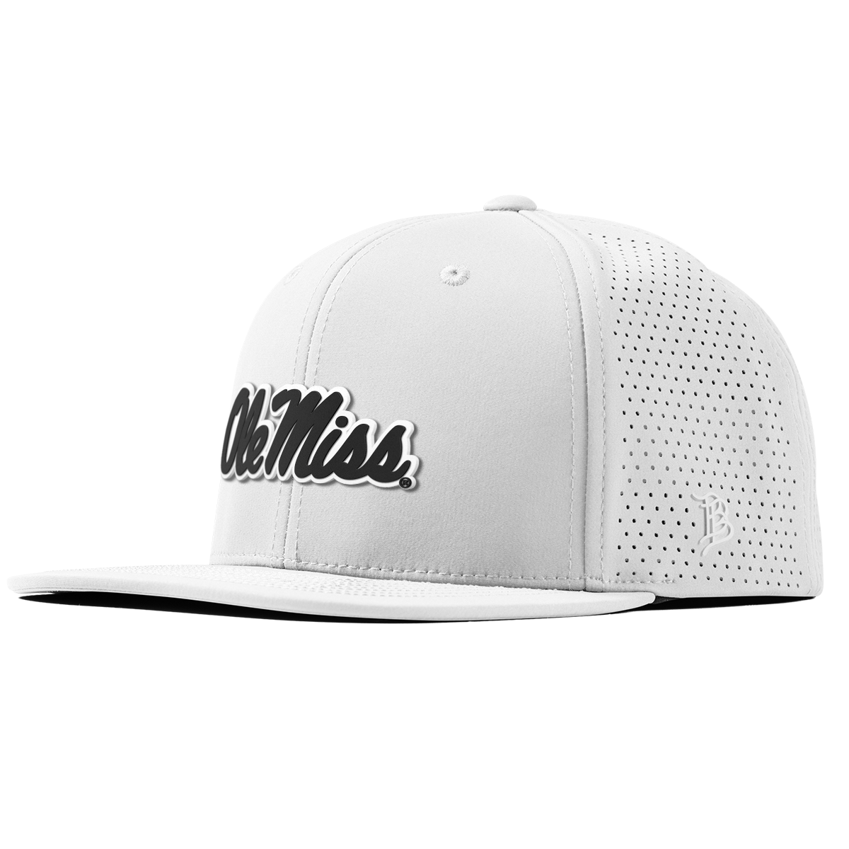 University of Mississippi "Vintage Ole Miss Team Logo" Flat Elite XGen™ White University of Mississippi "Vintage Ole Miss Team Logo" Flat Elite XGen™ White
