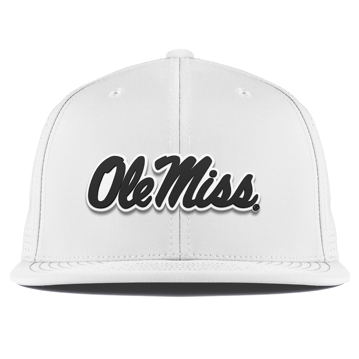University of Mississippi "Vintage Ole Miss Team Logo" Flat Elite XGen™ White University of Mississippi "Vintage Ole Miss Team Logo" Flat Elite XGen™ White