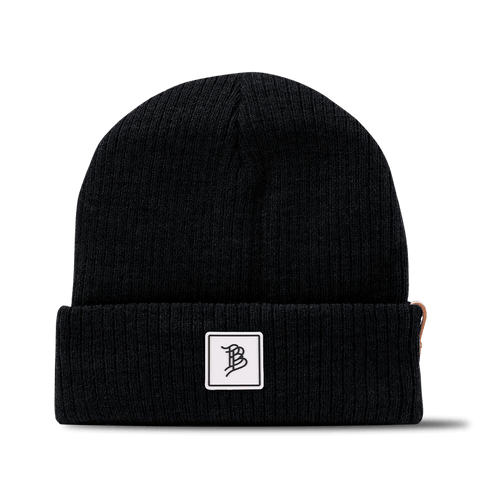 Arctic Square Icon PVC Essential Beanie Black