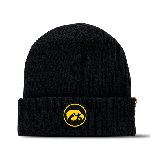 University of Iowa "Herky The Hawk" Essential Beanie Black