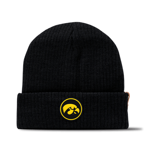 University of Iowa "Herky The Hawk" Essential Beanie Black