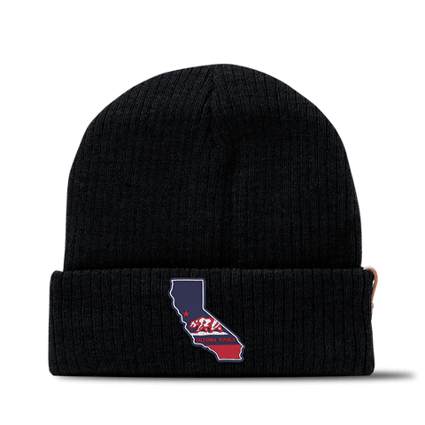 California Patriot Series Essential Beanie Black