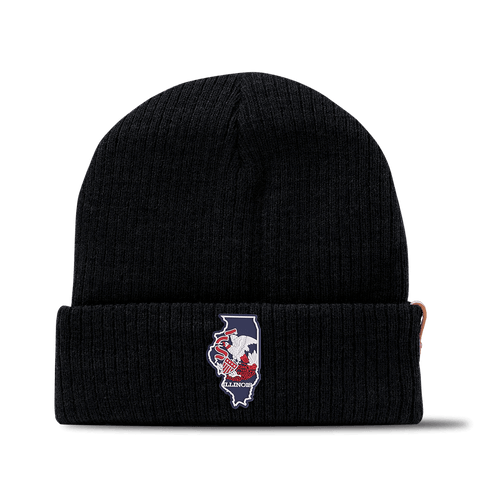 Illinois Patriot Series Essential Beanie Black