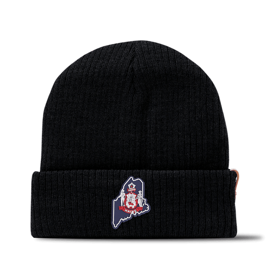 Maine Patriot Series Essential Beanie Black