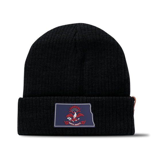 North Dakota Patriot Series Essential Beanie Black