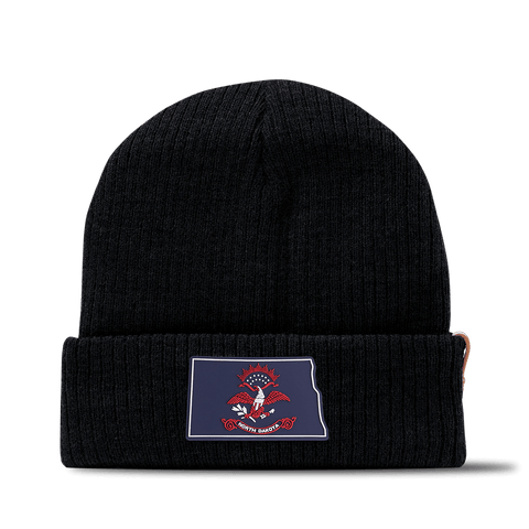 North Dakota Patriot Series Essential Beanie Black