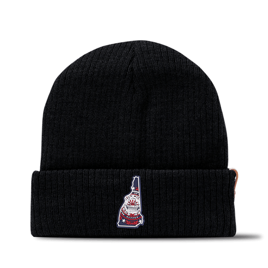 New Hampshire Patriot Series Essential Beanie Black