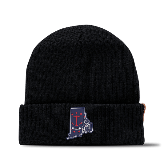 Rhode Island Patriot Series Essential Beanie Black