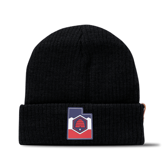 Utah Patriot Series Essential Beanie Black