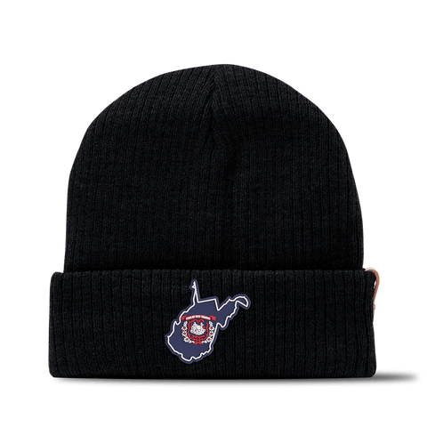 West Virginia Patriot Series Essential Beanie Black
