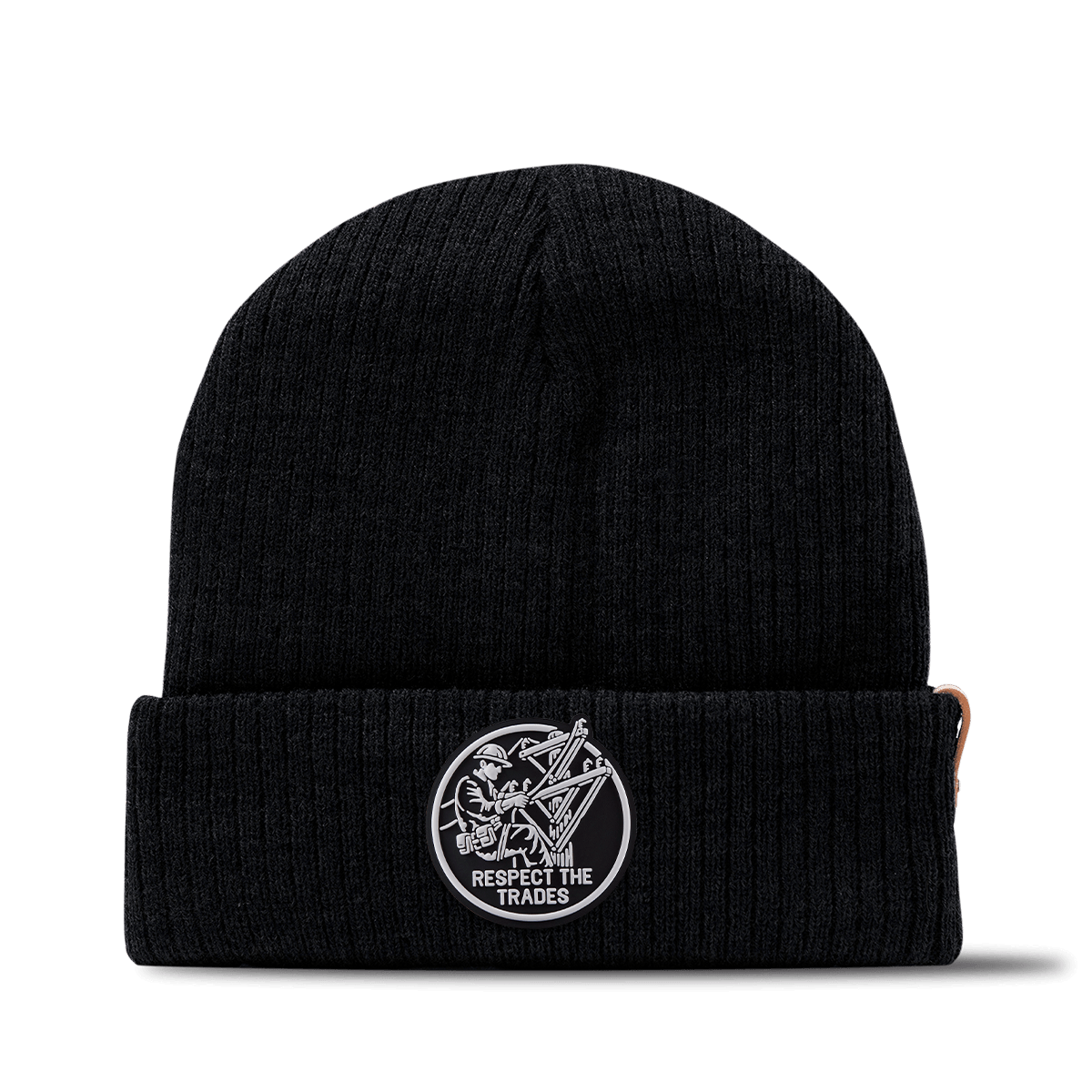 Respect The Trades Lineman Essential Beanie Black