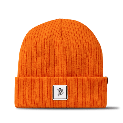 Arctic Square Icon PVC Essential Beanie Blaze Orange