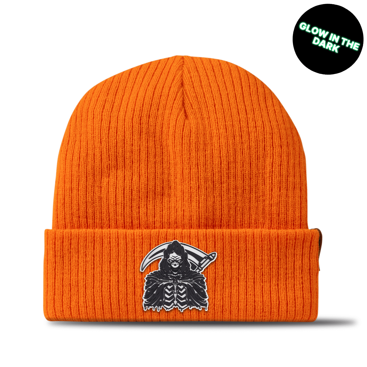 Grim Reaper Glow Essential Beanie Blaze Orange