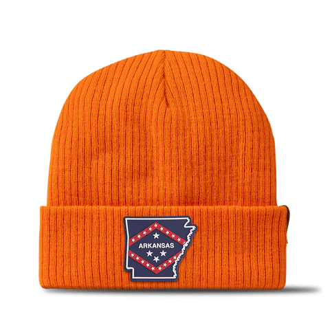 Arkansas Patriot Series Essential Beanie Blaze Orange