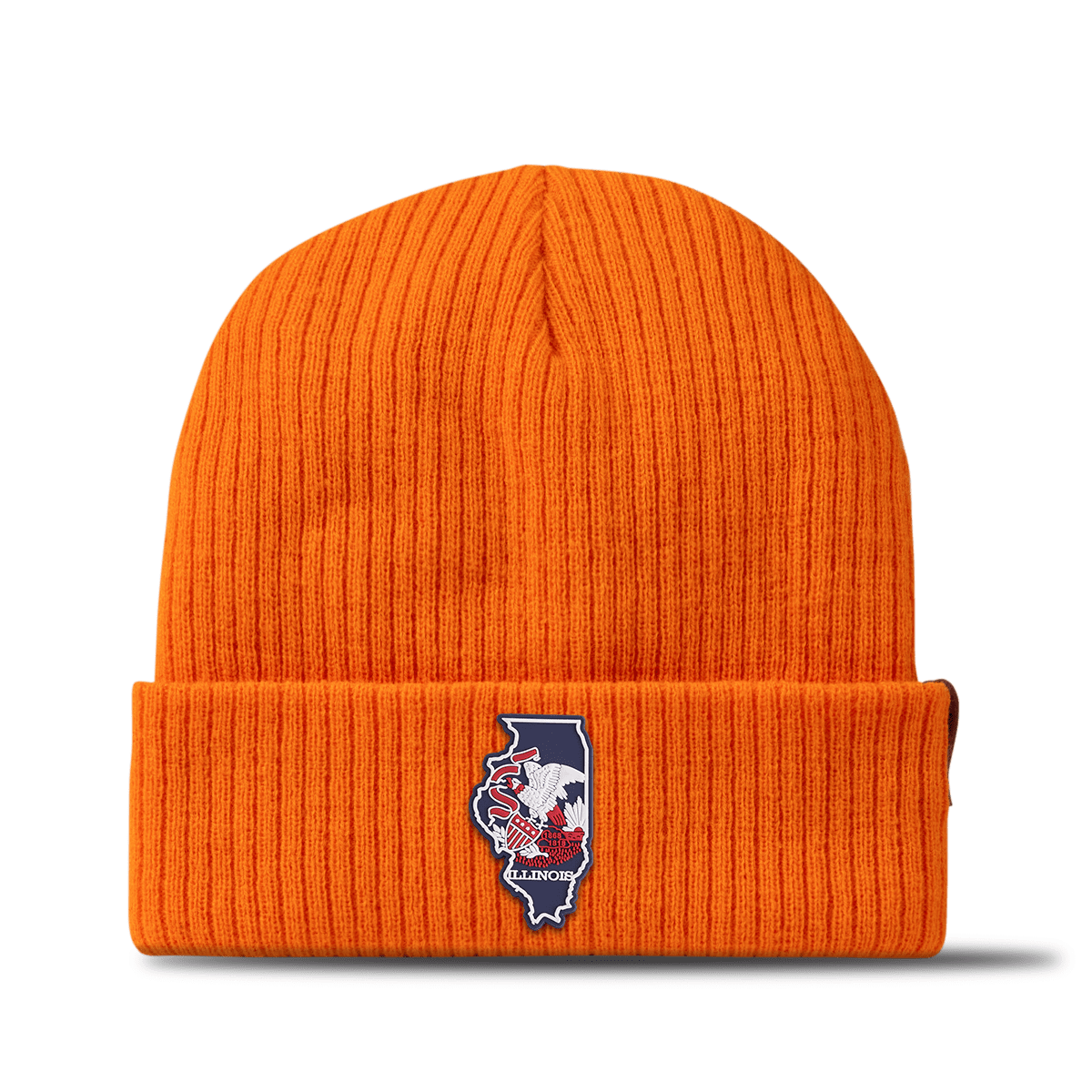 Illinois Patriot Series Essential Beanie Blaze Orange