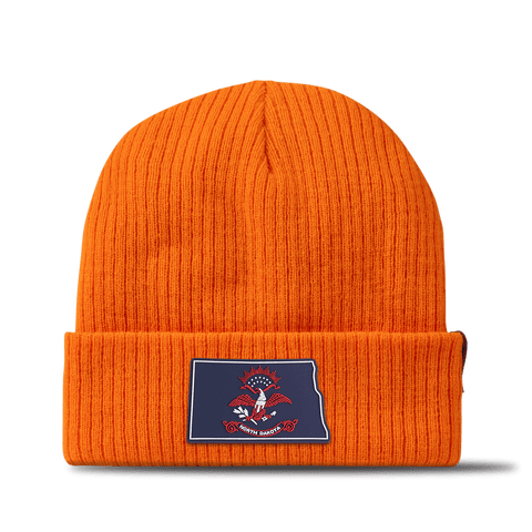 North Dakota Patriot Series Essential Beanie Blaze Orange