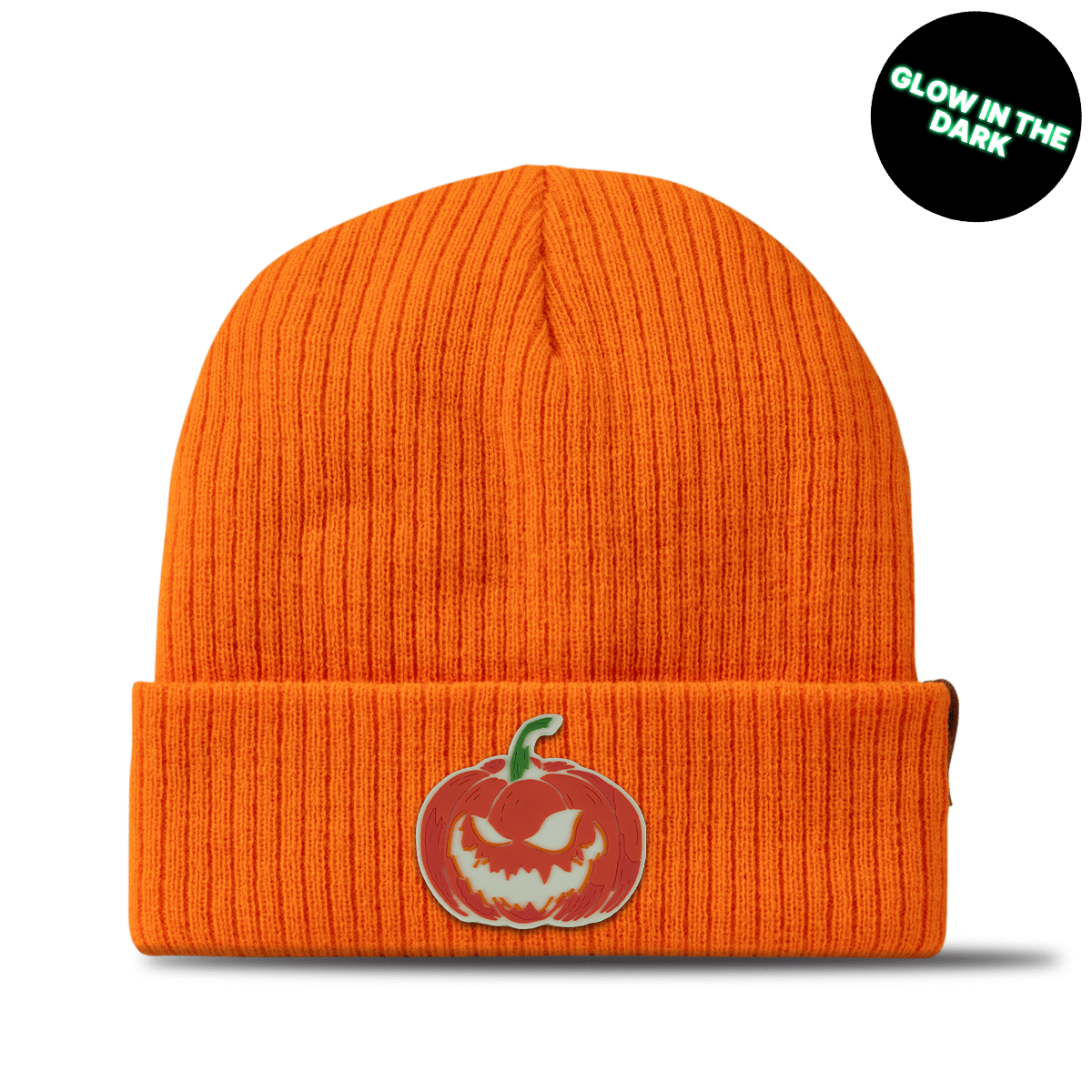 Jack-O-Lantern Glow Essential Beanie Blaze Orange