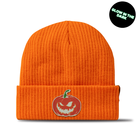 Jack-O-Lantern Glow Essential Beanie Blaze Orange