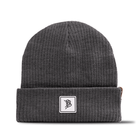 Arctic Square Icon PVC Essential Beanie Charcoal