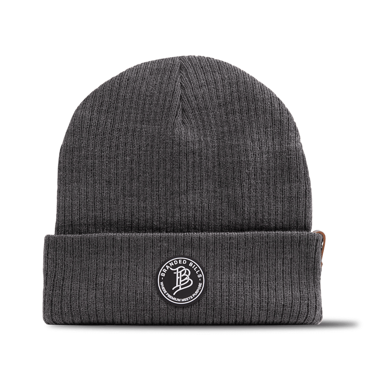 BB Premium Purpose PVC Essential Beanie Charcoal