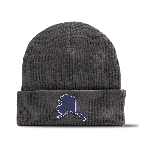 Alaska Patriot Series Essential Beanie Charcoal 