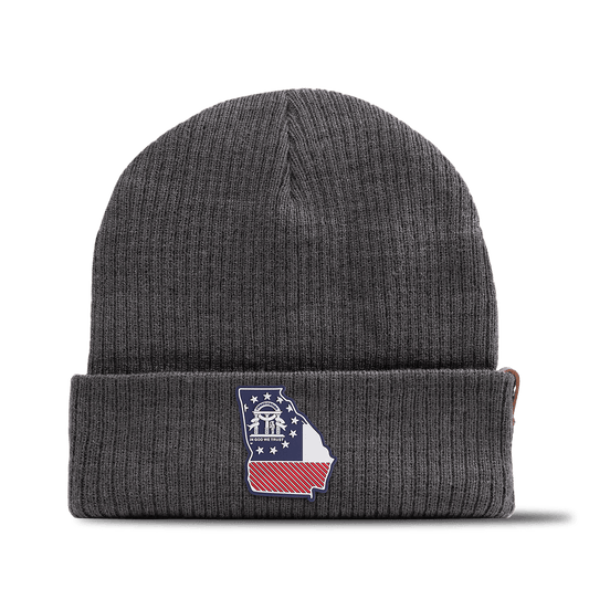 Georgia Patriot Series Essential Beanie Charcoal 