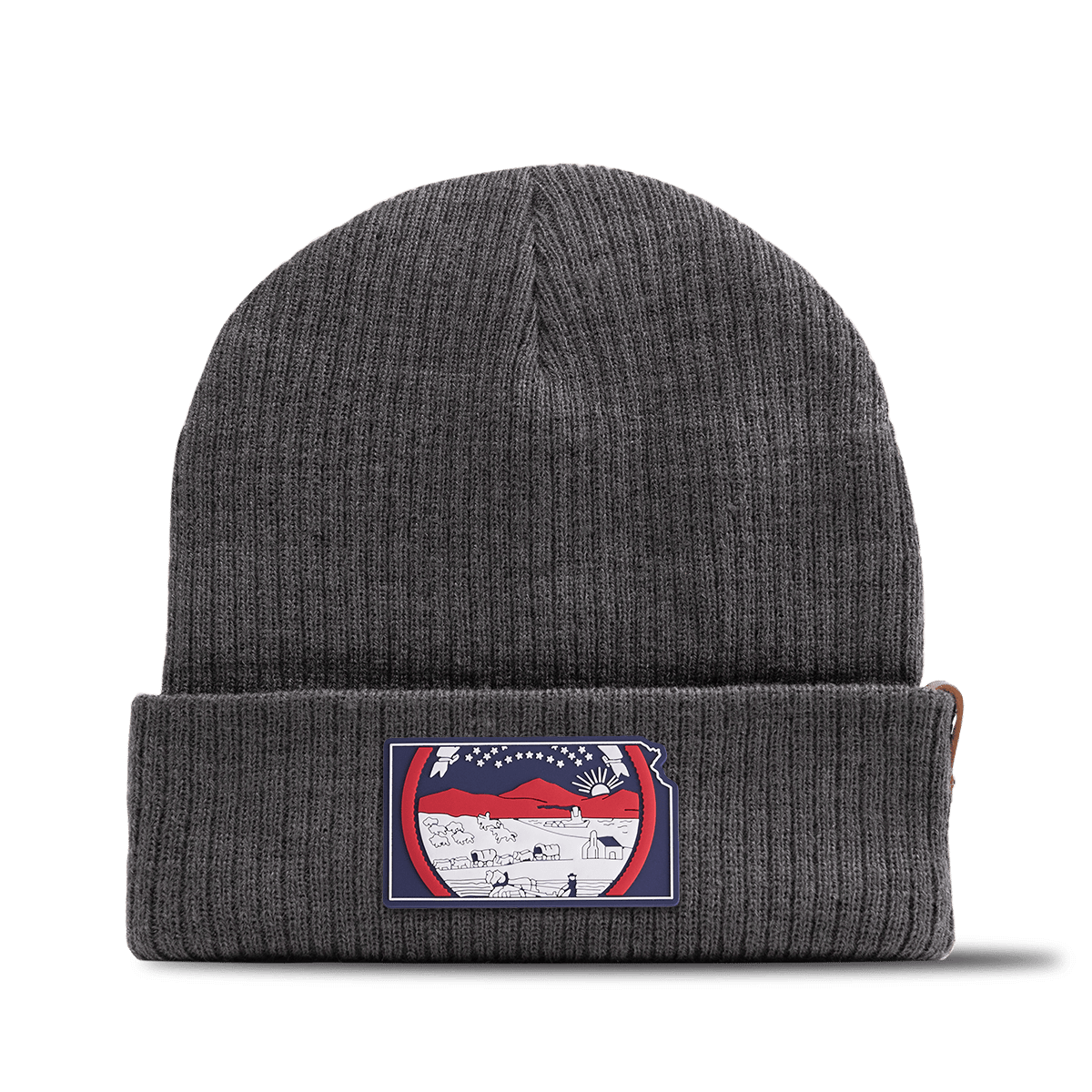 Kansas Patriot Series Essential Beanie Charcoal 