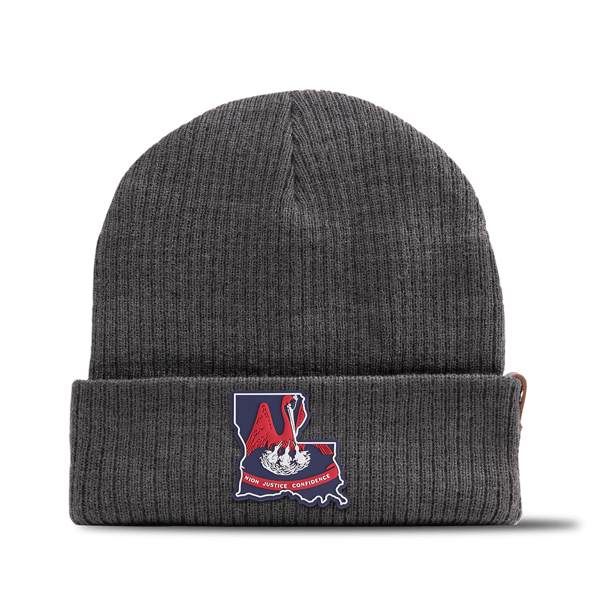 Louisiana Patriot Series Essential Beanie Charcoal 