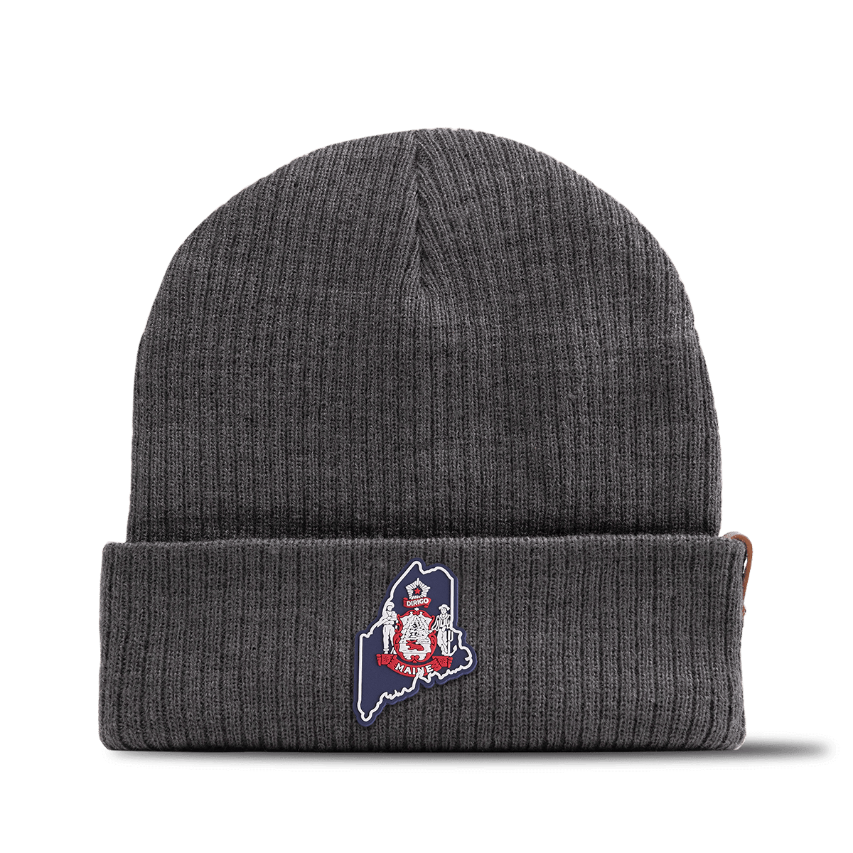 Maine Patriot Series Essential Beanie Charcoal 