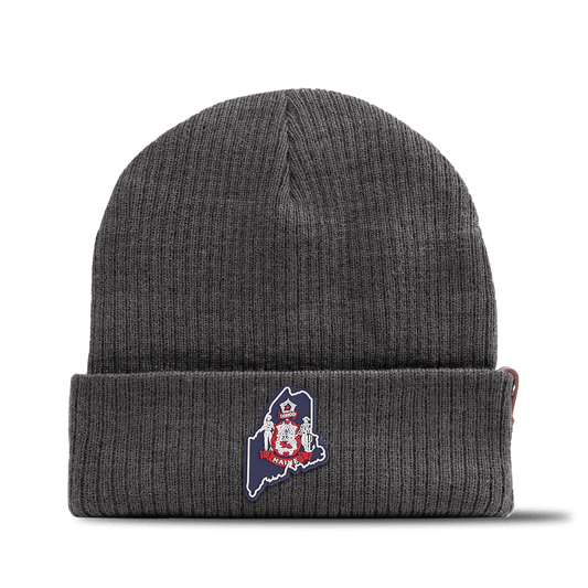 Maine Patriot Series Essential Beanie Charcoal 