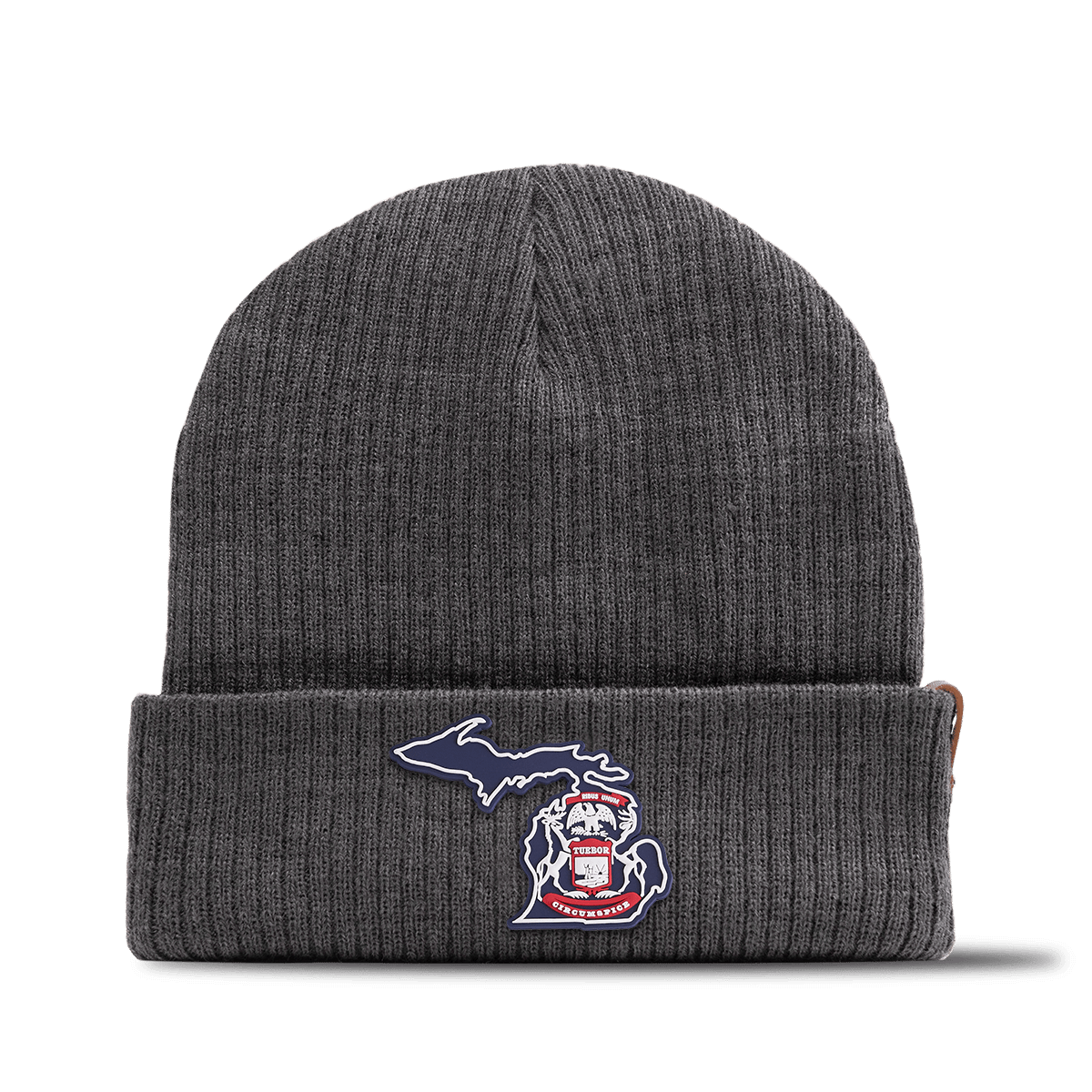 Michigan Patriot Series Essential Beanie Charcoal 