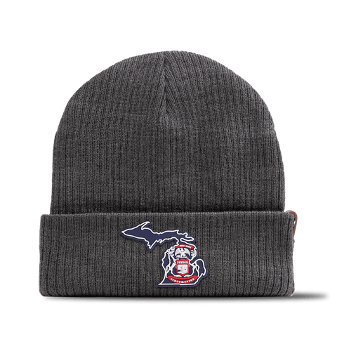 Michigan Patriot Series Essential Beanie Charcoal 