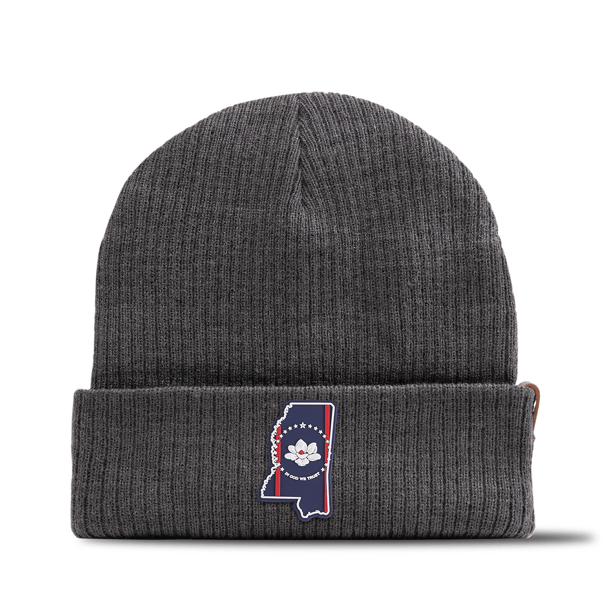Mississippi Patriot Series Essential Beanie Charcoal 
