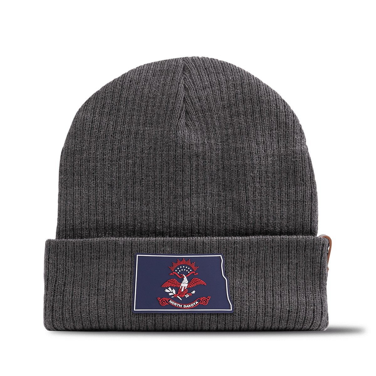 North Dakota Patriot Series Essential Beanie Charcoal 