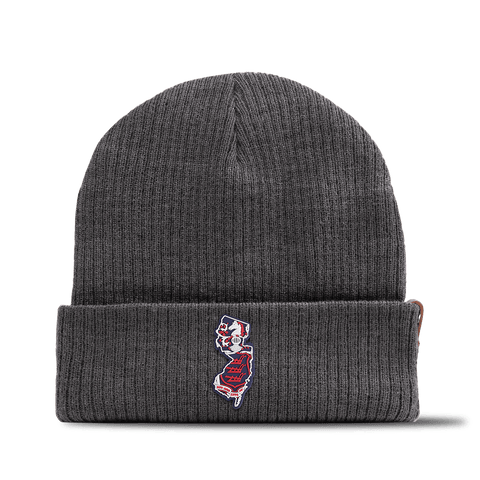New Jersey Patriot Series Essential Beanie Charcoal 