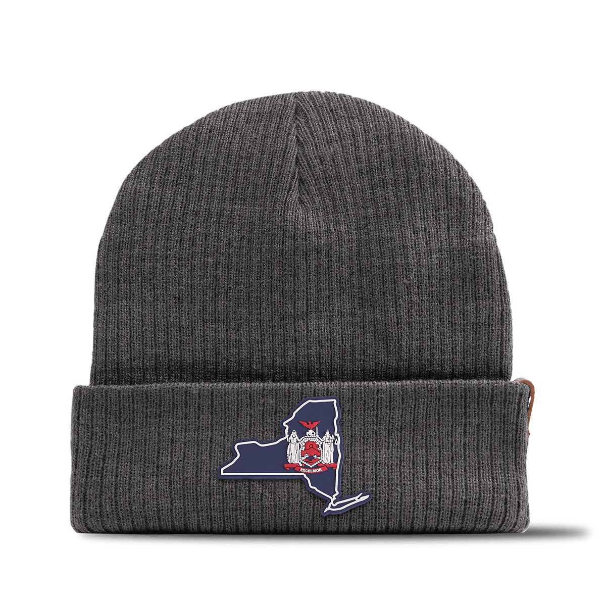 New York Patriot Series Essential Beanie Charcoal 