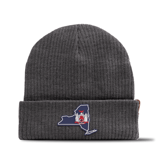 New York Patriot Series Essential Beanie Charcoal 