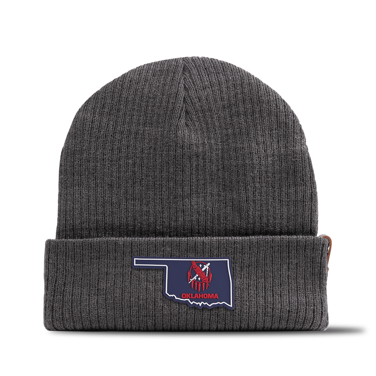 Oklahoma Patriot Series Essential Beanie Charcoal 
