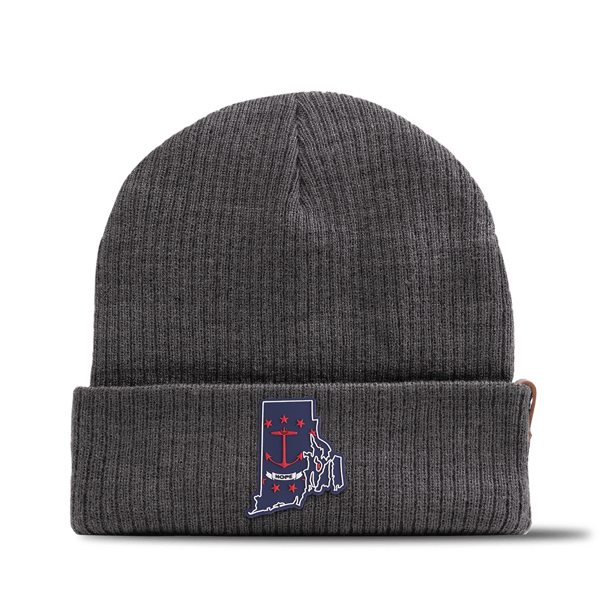 Rhode Island Patriot Series Essential Beanie Charcoal 