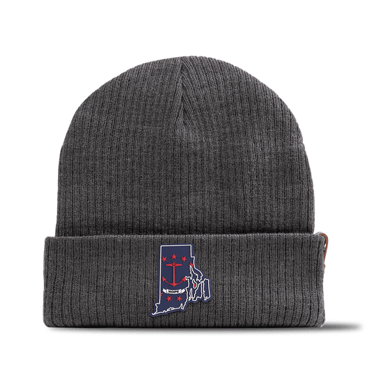 Rhode Island Patriot Series Essential Beanie Charcoal 