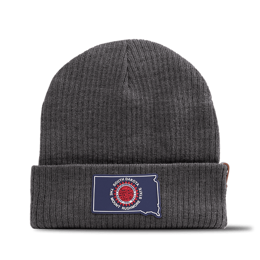 South Dakota Patriot Series Essential Beanie Charcoal 